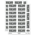 thumbnail image 1 of Discard Bold Sticker Set - White - Gloss Finish - 2.00" Large, 1 of 7