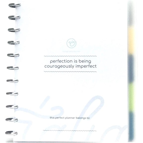 Discbound Notebook and Planner, Customizable with Removable Pages, 8.5 in x 11 in, Includes 100 Lined Sheets, Undated Calendars, Tabs, Storage Pocket, Poly Covers, and 1-Inch Discs