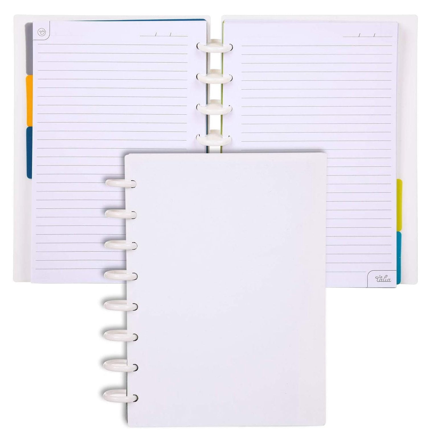 Discbound Notebook Planner Junior 5.5 x 8.5 White, Customizable ...