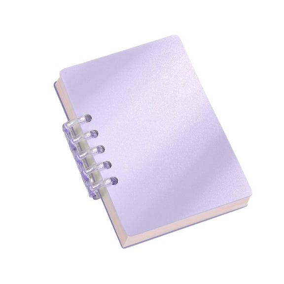 Discbound Notebook,Planner with Removable Pages, Spiral Notebook, Cover Discbound Planner for Work, Travel, Note Taking Purple
