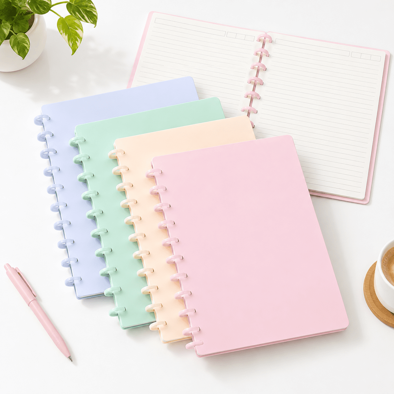 Discbound Notebook Set 8.5 x 11 Inch Customizable Fashion Color ...