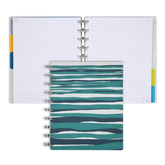 Discbound Notebook System with Customizable Layouts and Expandable Design