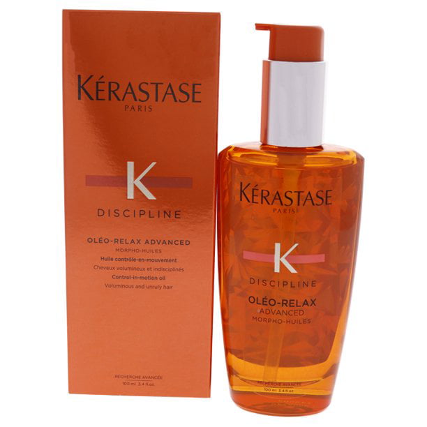 Discipline Relax Anti-Frizz Oil Serum by Kerastase for - 3.4 oz -
