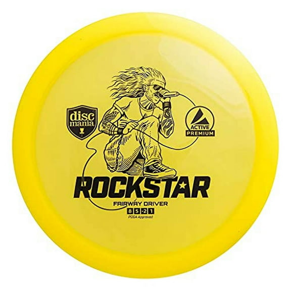 Discmania Active Premium Rockstar Fairway Driver Golf Disc [Colors May Vary] - 165-170g