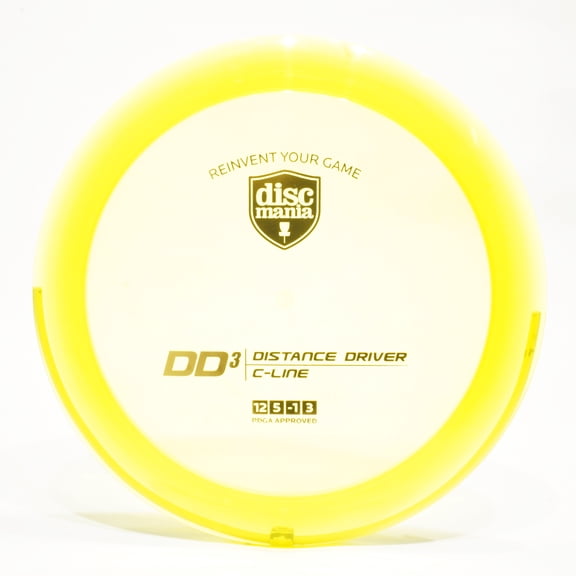 Discmania C-Line DD3 Disc Golf Distance Driver, Pick Color/Weight [Stamp & Exact Color May Vary] Yellow 173-174 grams