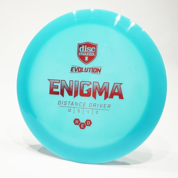 Discmania Evolution NEO Enigma Disc Golf Distance Driver, Pick Color/Weight [Stamp & Exact Color May Vary] Blue 170-172 grams