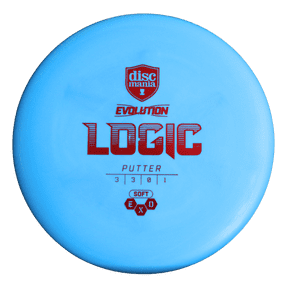 Discmania - Logic - EXO Soft Plastic - Disc Golf Putt And Approach (Blue)