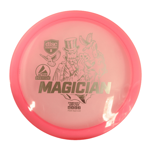 Discmania - Magician - Active Premium Plastic - Disc Golf Fairway Driver (Pink)