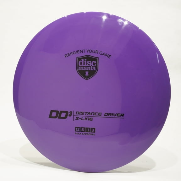 Discmania S-Line DD3 Disc Golf Distance Driver, Pick Color/Weight [Stamp & Exact Color May Vary] Purple 170-172 grams