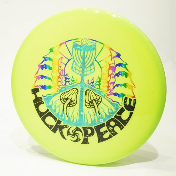 Discmania Soft Neo Spore Huck Peace Disc Golf Putter & Approach Disc, Pick Color/Weight [Stamp & Exact Color May Vary] Green 155-159g