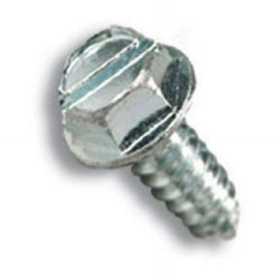 Disco Automotive 1939PK License Plate Screws, Slotted Indented Hex Head, Qty 50
