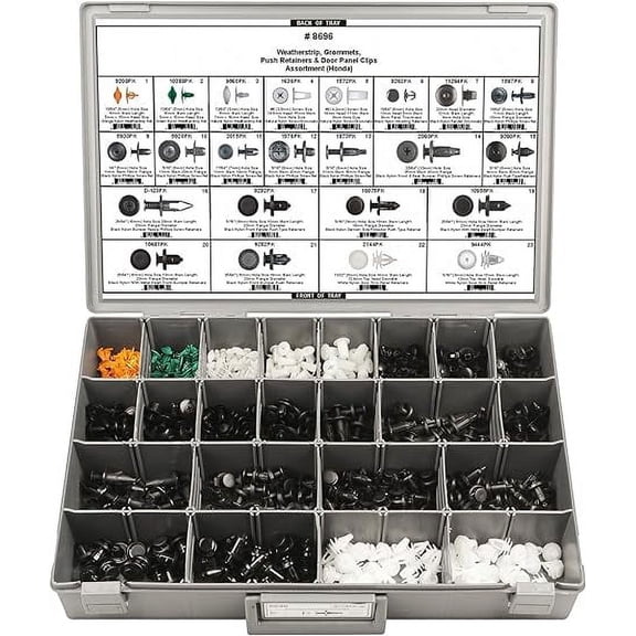 Disco Automotive 8696 Honda Replacement Push Retainer Assortment