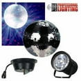 thumbnail image 1 of Disco Ball - 8" Mirror Ball Complete Party Kit with Pinspot and Motor, 1 of 4