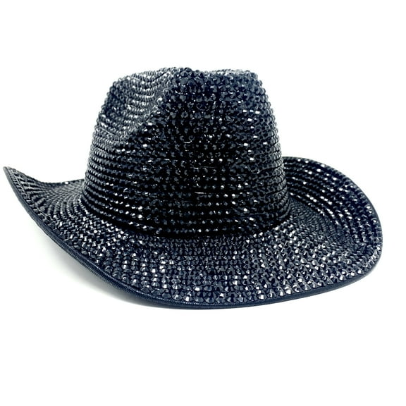Disco Ball Cowboy Hat, Sparkly Concert Hat for Music Festivals Cowgirl Hat