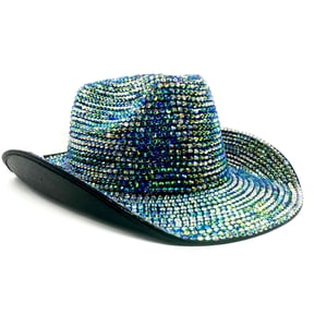 Disco Ball Cowboy Hat, Sparkly Concert Hat for Music Festivals Cowgirl Hat