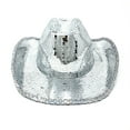 thumbnail image 1 of Disco Ball Cowboy Hat, Sparkly Concert Hat for Music Festivals Cowgirl Hats, 1 of 8