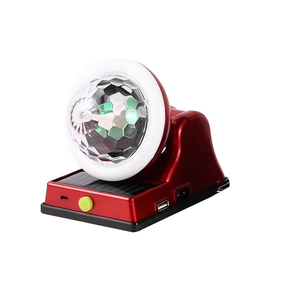 Disco Ball Decor Strobe LED Party Lights, Waterproof Magic Ball LED Stage Light for Party Home, Red