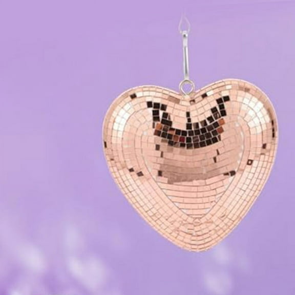Disco Ball,Heart Shaped Balls Decoration for ,Bar,KTV,Etc.Hanging Decor Retro-Reflective Ball