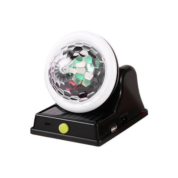 Disco Ball Light, Magic Ball Light Waterproof Magic Ball LED Stage Light, LED Stage Disco Light for Home Room Dance, Black