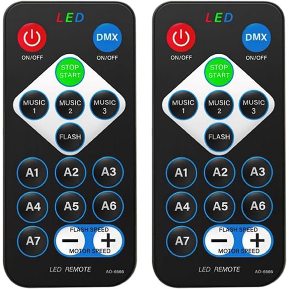 Disco Ball Lights Remote Control DJ Sound Activated Party Light Controller for Karaoke Dance Halloween Christmas