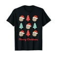 thumbnail image 1 of Disco Ball Retro Christmas Tree Disco Santa Xmas Holiday T-Shirt, 1 of 5