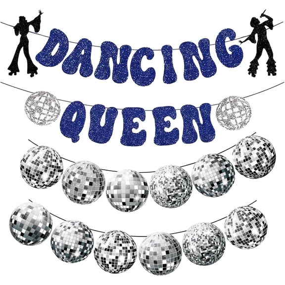 Disco Banner Decorations, Disco Birthday Party Decorations, Suitable For 60s 70s 80s 90s Party Supplies