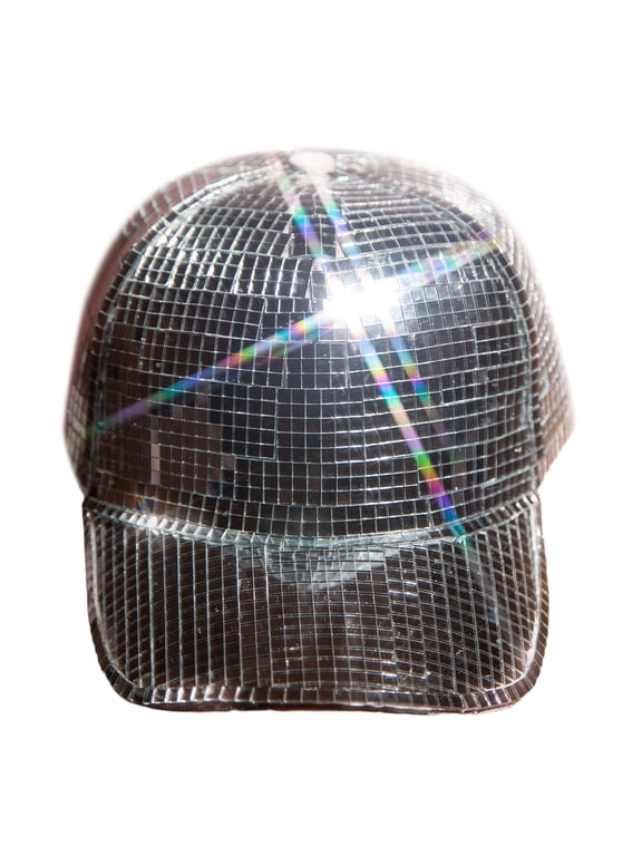 Disco Bucket Hat for Djs Glitter Hat Novelty Party Hat Baseball Cap for Stage Club Party Dance