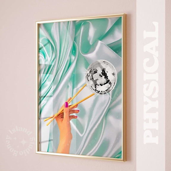 Disco Chopsticks Wall Art Y2K Funky Wall Art