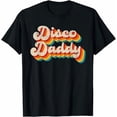 thumbnail image 1 of Disco Costume 70s Vintage Men Women Retro Disco Daddy T-Shirt, 1 of 2
