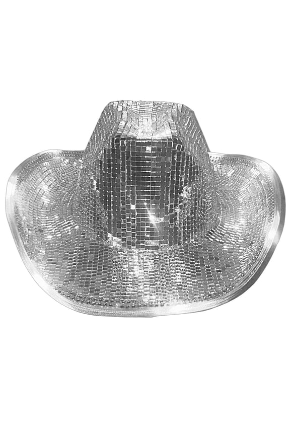 Disco Cowboy Hat Hat DJs Hat Cowboy Hat Balls Hat Disco Balls Hat Bachelorette Party