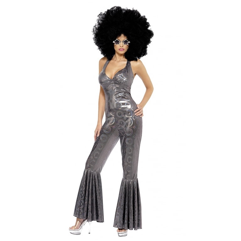 open lace back dress Disco Diva Women's Costume – State Fair Seasons