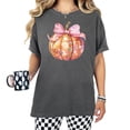thumbnail image 1 of Disco Fall Pumpkin Shirt for Women and Teens Girly Coquette Bow Pumpkin T-Shirt for Halloween Pepper Shirt Adult Small, 1 of 4