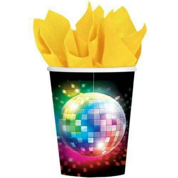Disco Fever 9 Oz Cups - 8 Per Unit