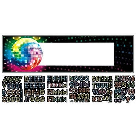 Disco Fever Personalized Giant Sign Banner