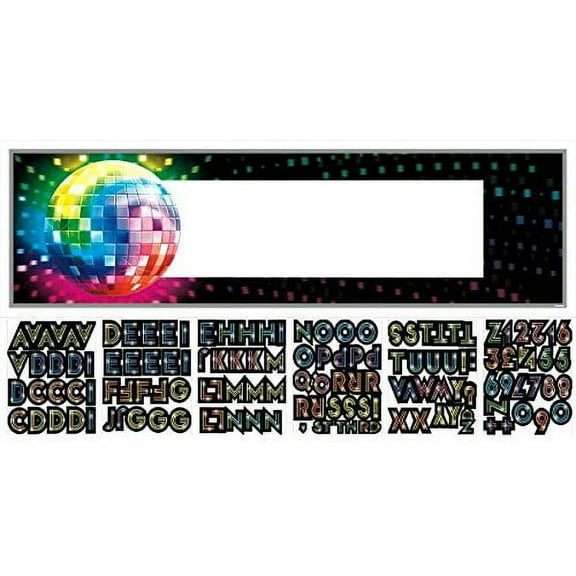 Disco Fever Personalized Giant Sign Banner