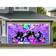 thumbnail image 1 of Disco Garage Door Decorations Background Retro Dance Party 70s 80s 90s Theme Vintage Stage Dance Backdrop, Disco Party Decoration Disco Music Ball Party Banner Cover 16X7FT, 1 of 5
