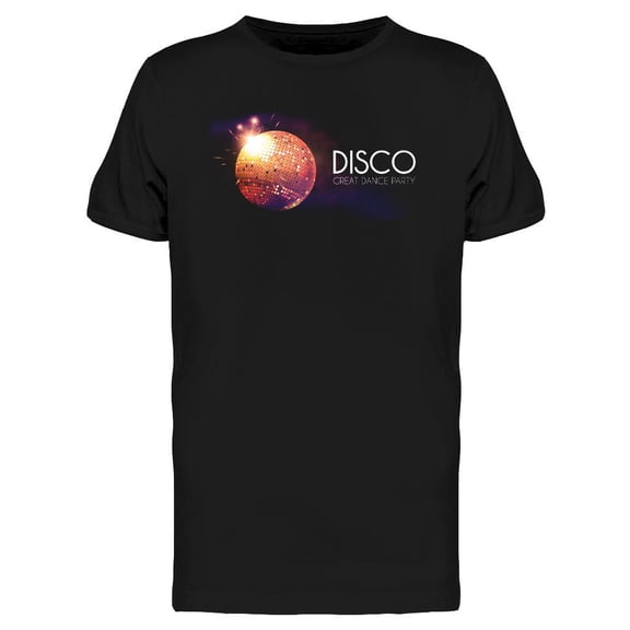 Disco Great Dance Party T-Shirt Men -Image by Shutterstock, Male Small