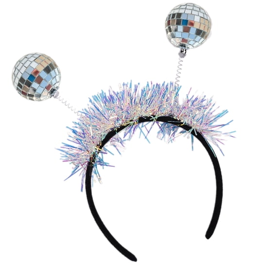 Disco Hairband For Parties Concerts Reflective Plastic Glittering Hair Accessory Unisex For Adult Teens