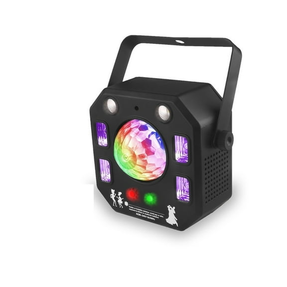 Disco Magic Ball DI Stage Light Controller Strobe 4in1 Patterns Lights UV Blacklight Effect Party Dance Wedding Lamp ,Easy to Carry