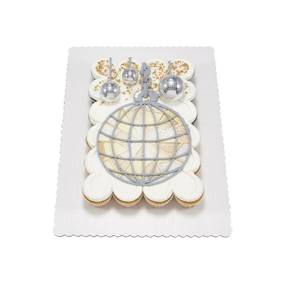 Disco Metallic Cupcake Cake