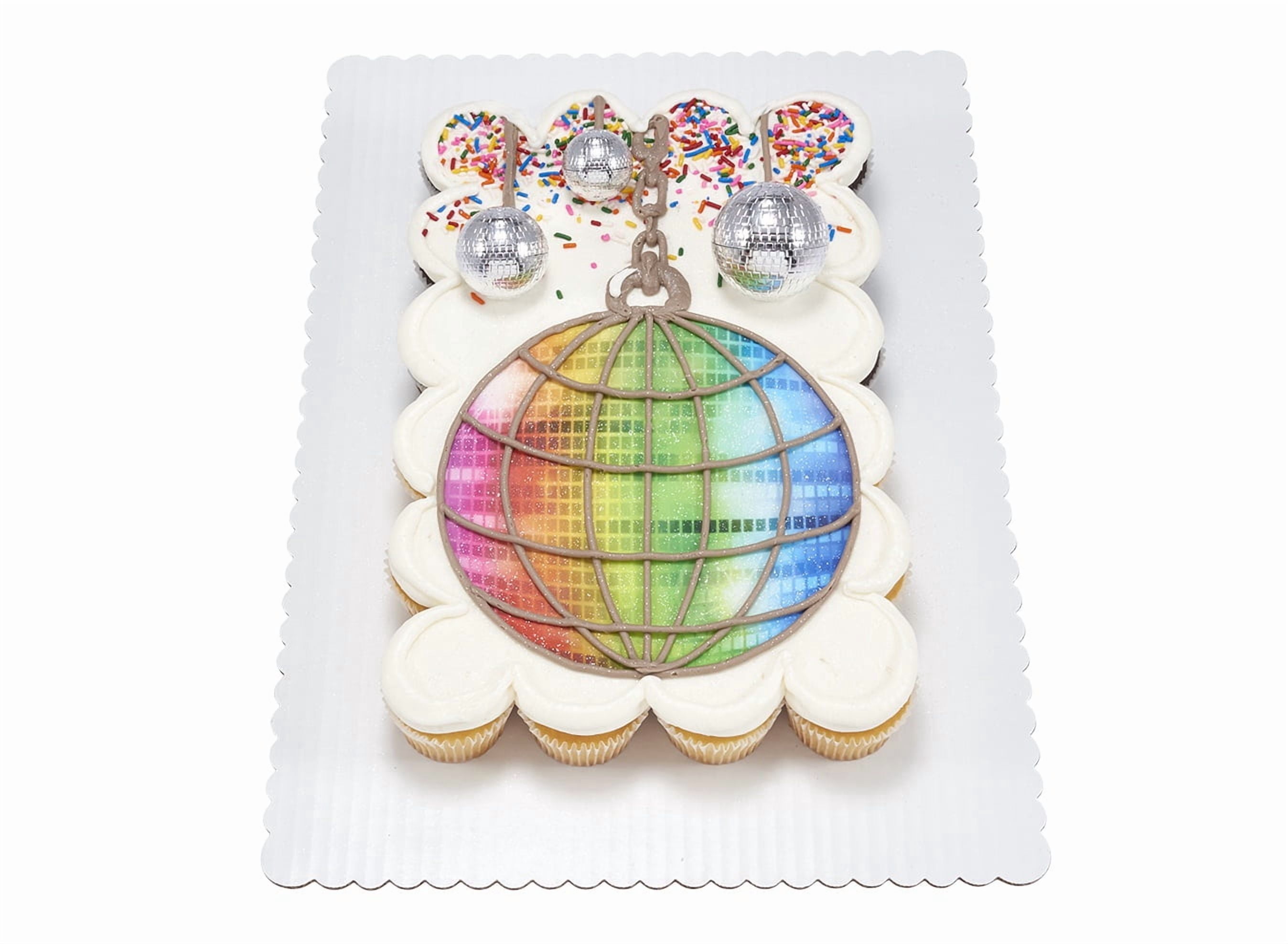 Disco Neon Cupcake Cake