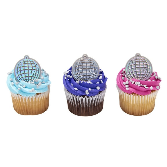 Disco-Neon Cupcakes