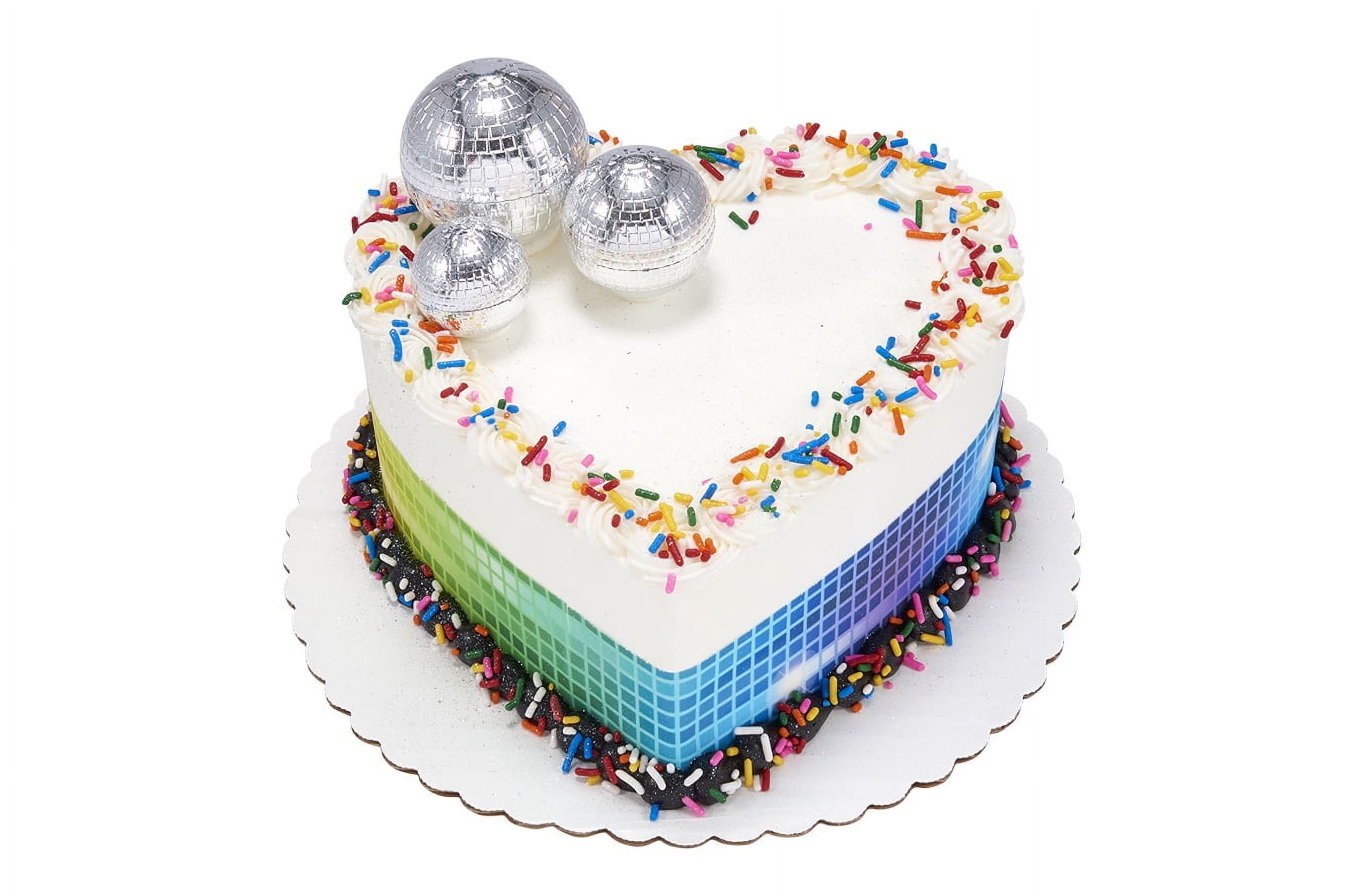 Disco- Neon Heart Cake