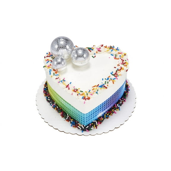 Disco- Neon Heart Cake