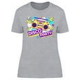 thumbnail image 1 of Disco Party Design T-Shirt Women -Image by Shutterstock, Female x-Large, 1 of 2