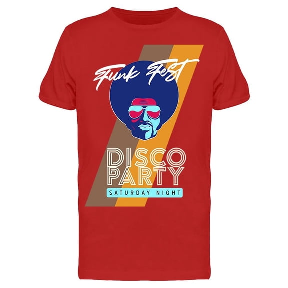 Disco Party Funk Fest T-Shirt Men -Image by Shutterstock, Male Medium