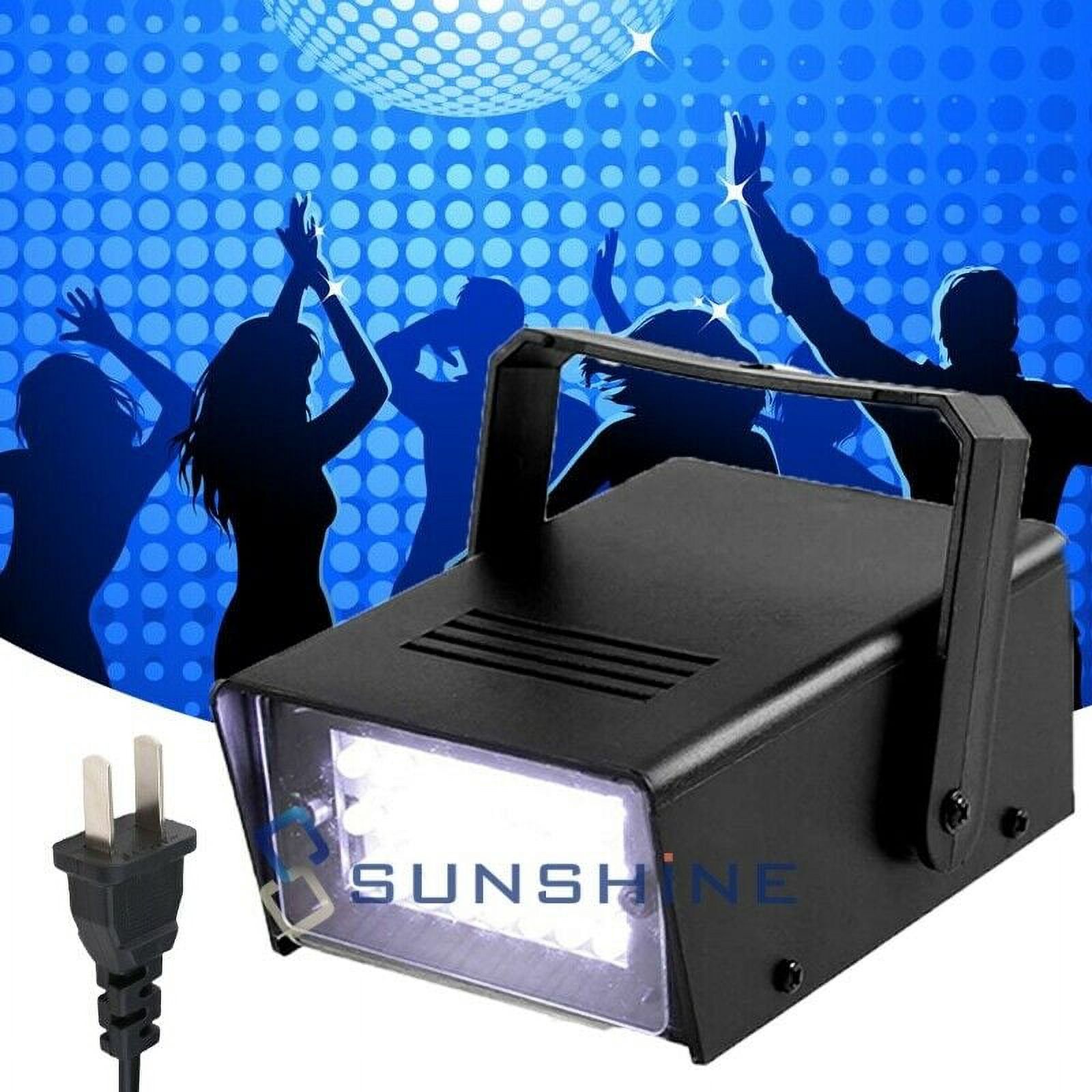 Disco Party Strobe Light 24 LED Bulb Club Stage Light Adjustable