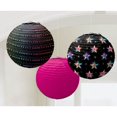 thumbnail image 1 of Disco 'Party Time' Paper Lanterns (3ct), 1 of 2