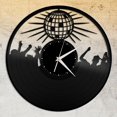 thumbnail image 1 of Disco Party Vinyl Wall Clock Unique Gift for Friends Living Home Room Decoration Vintage Design Office Bar Room Home Decor, 1 of 8