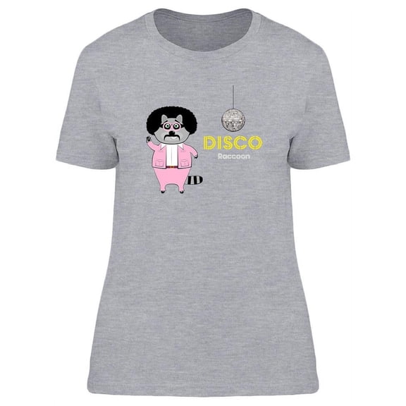 Disco Raccoon T-Shirt Women -Image by Shutterstock, Female Large